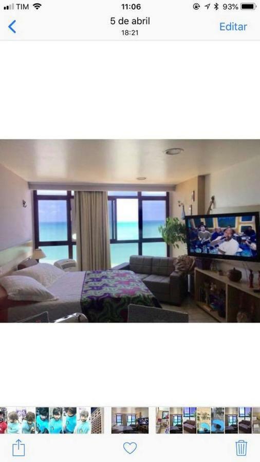 Апартаменты Flat Apt Mobiliado Beira Mar Ресифи Экстерьер фото